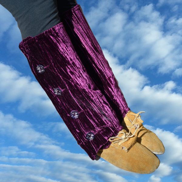 Velvet Sallygators Leg Warmers, Chianti