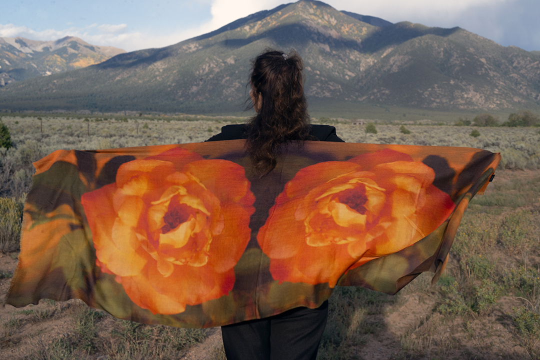 Victorian Roses Shawl <br/> Design by Gail Russell - Image 4