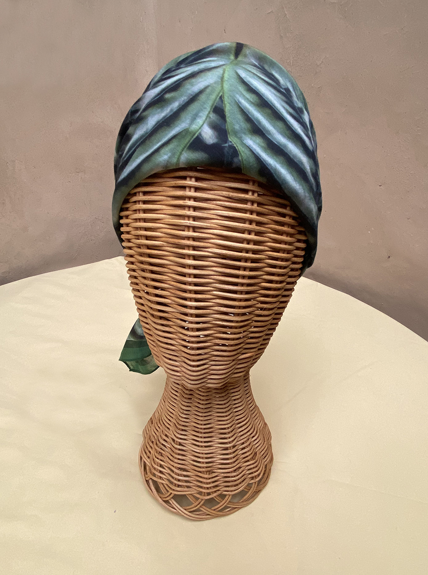 Silver Elephant Ear Scarf <br/> Design by Gail Russell - Image 3