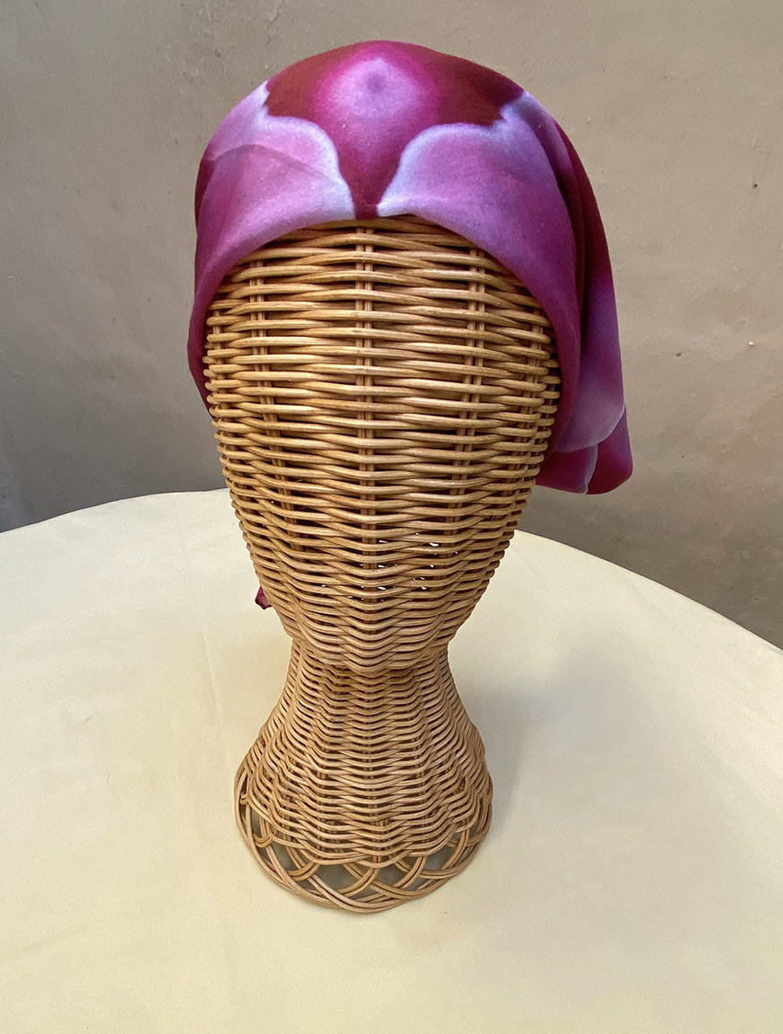 Magenta Edge Scarf <br/> Design by Gail Russell - Image 4