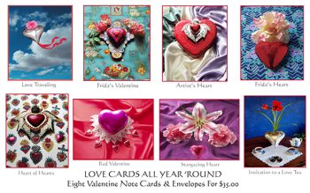 Valentine Note Cards & Envelope Set